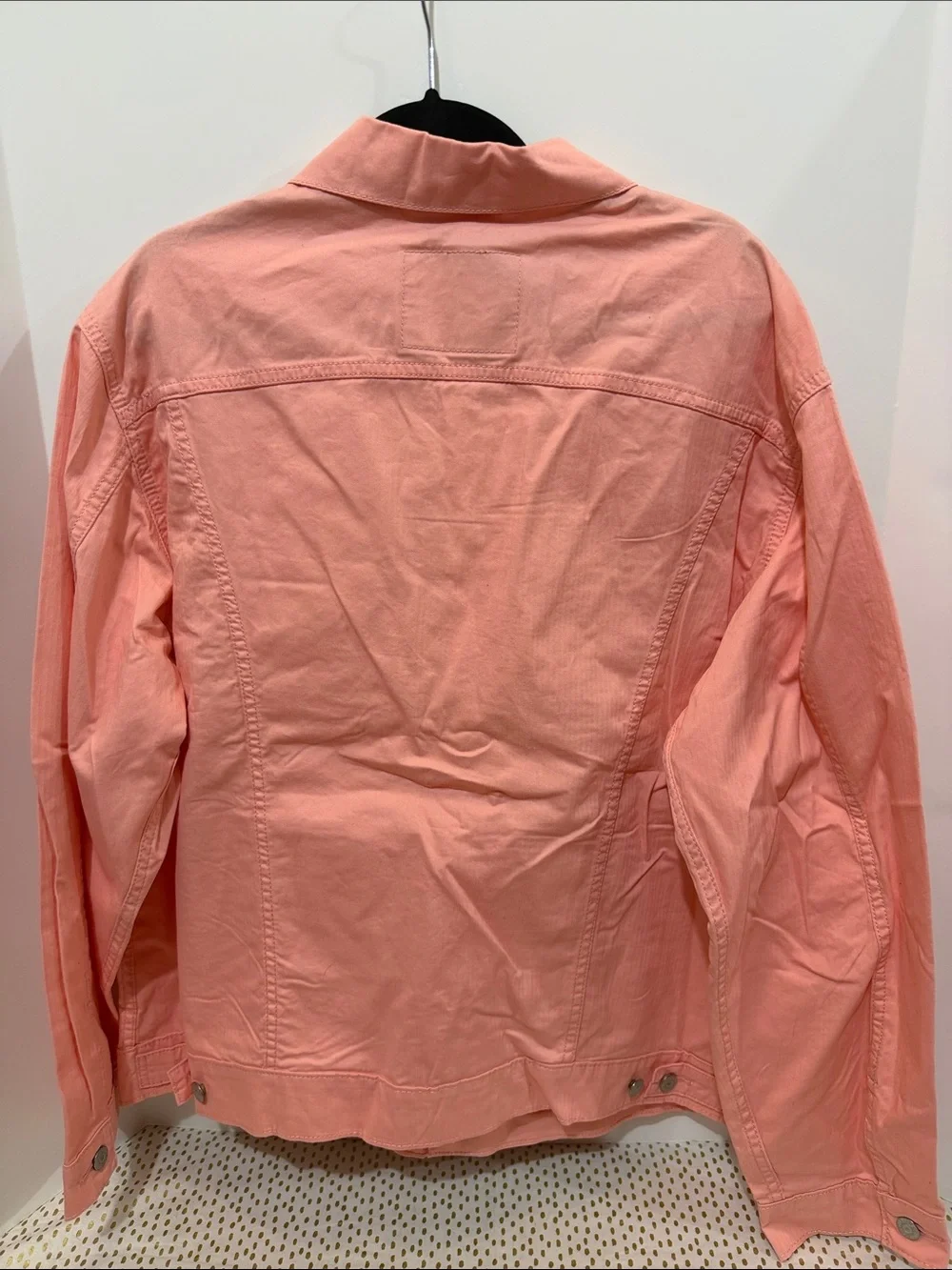 Levi's Coral Pink Denim Jacket